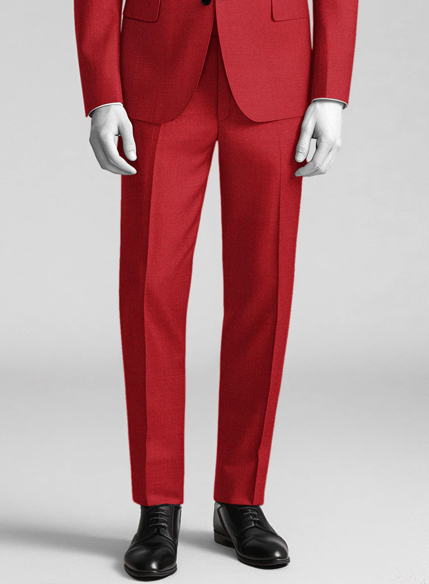 Italian Wool Lycra Tarnelo Pants - Image 2