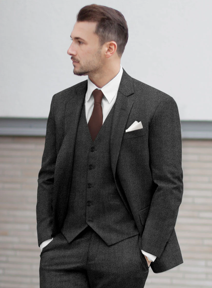 Italian Wool Lycra Xiomara Suit - Image 4