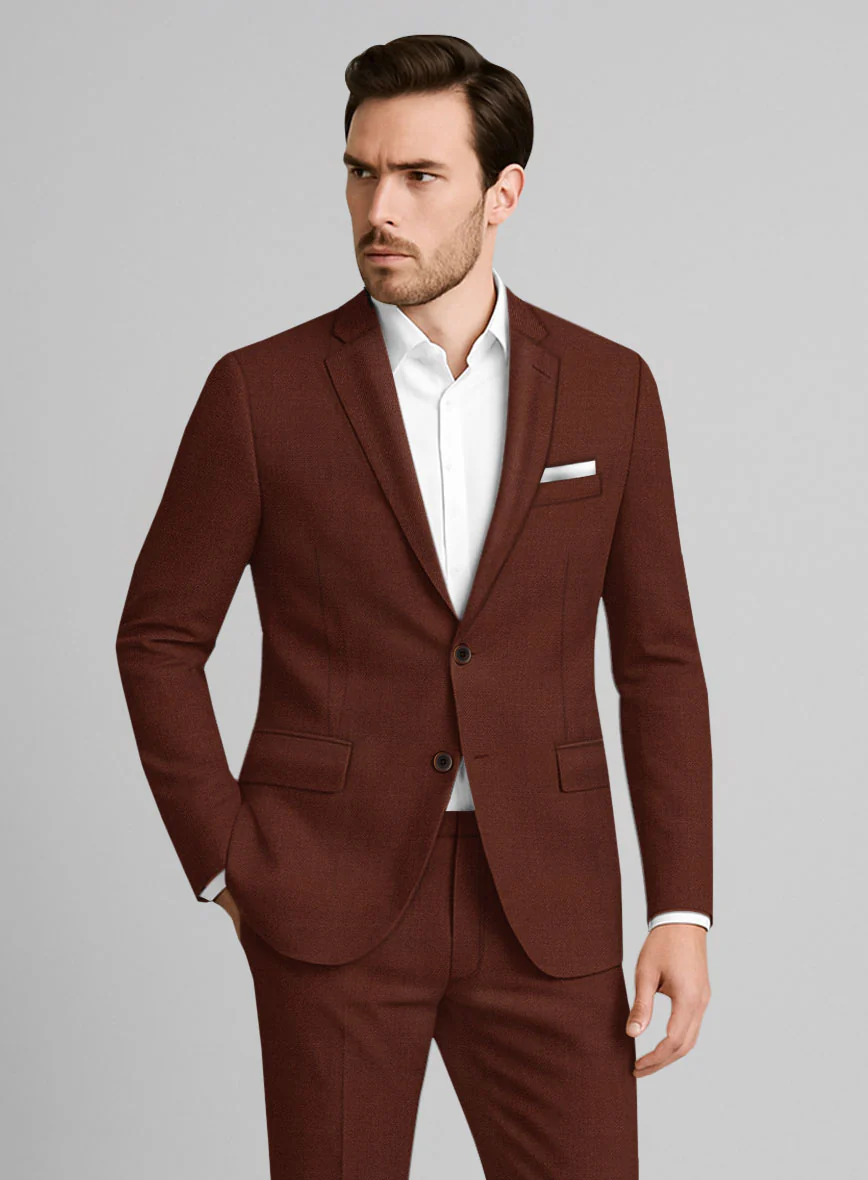 Italian Wool Marrone Jacket - Image 2