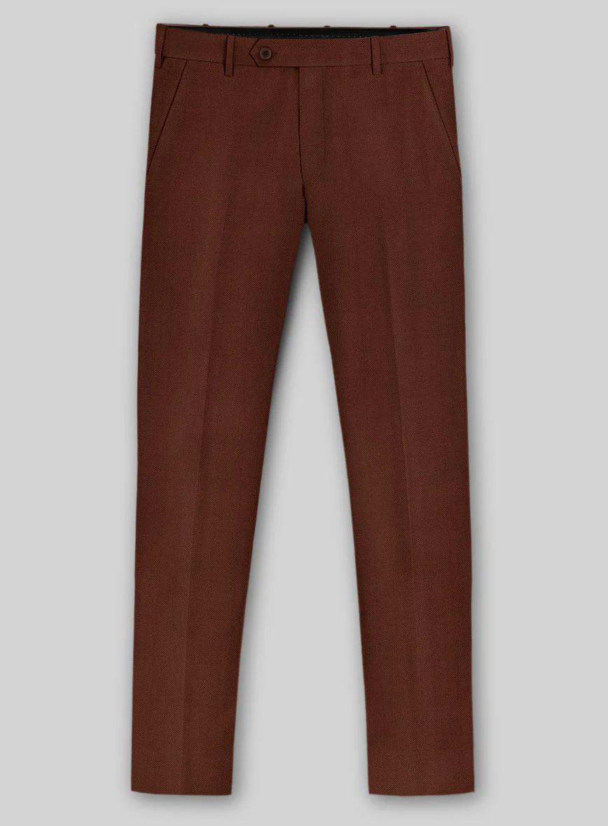 Italian Wool Marrone Pants - Image 2