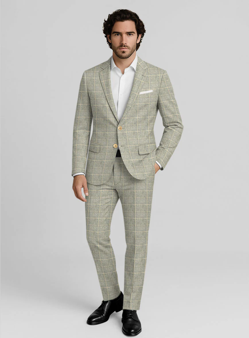 Italian Wool Meridio Crest Suit - Image 6