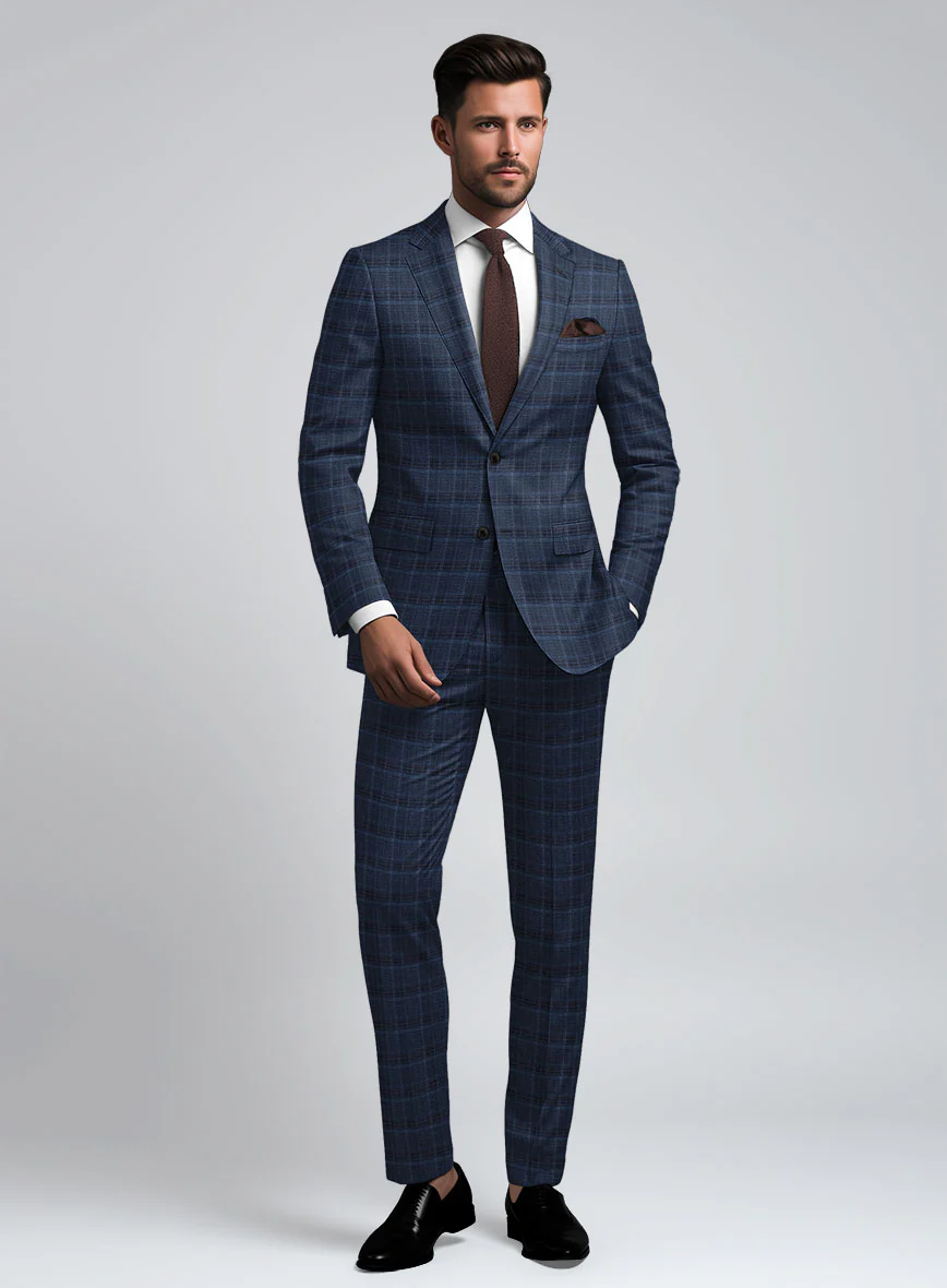 Italian Wool Neftali Suit - Image 2
