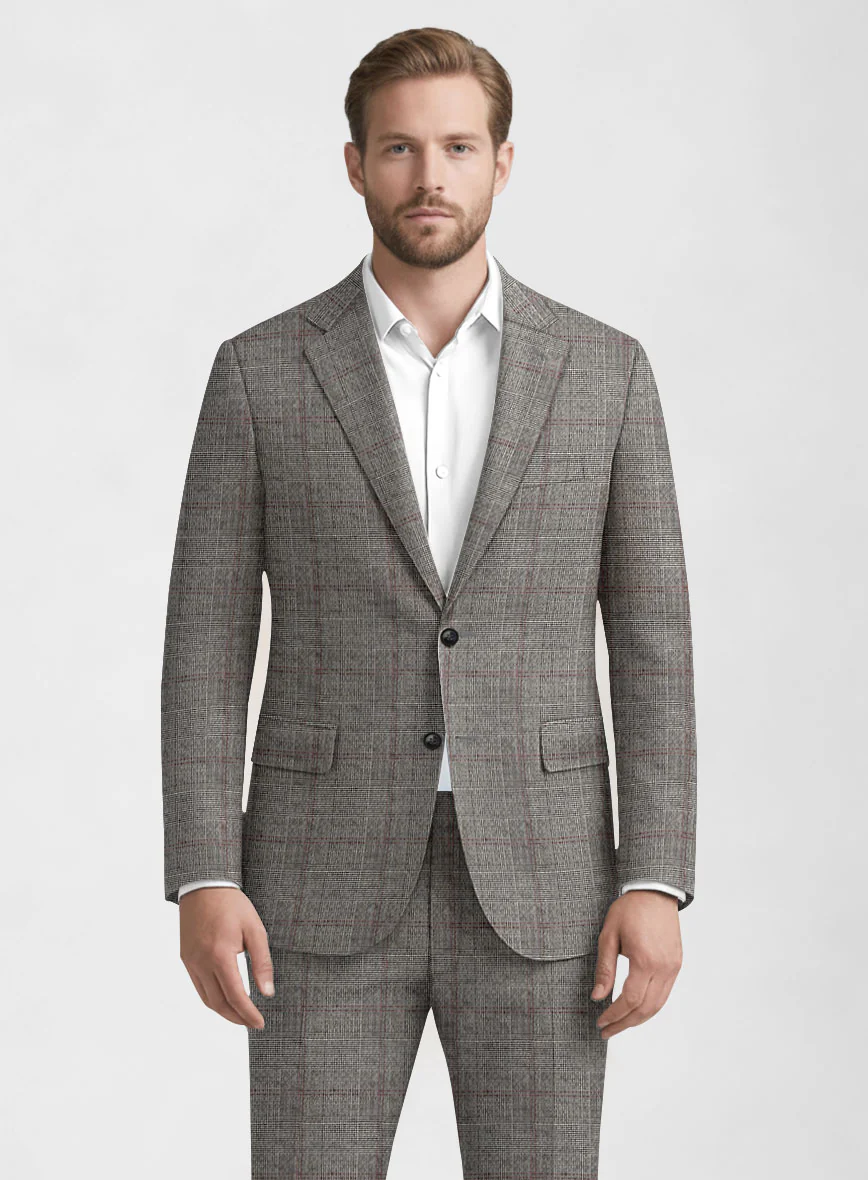 Italian Wool Nocturo Seersucker Jacket - Image 2