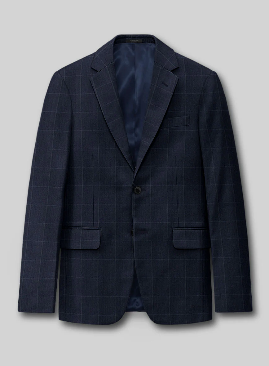 Italian Wool Orviano Crest Suit - Image 2