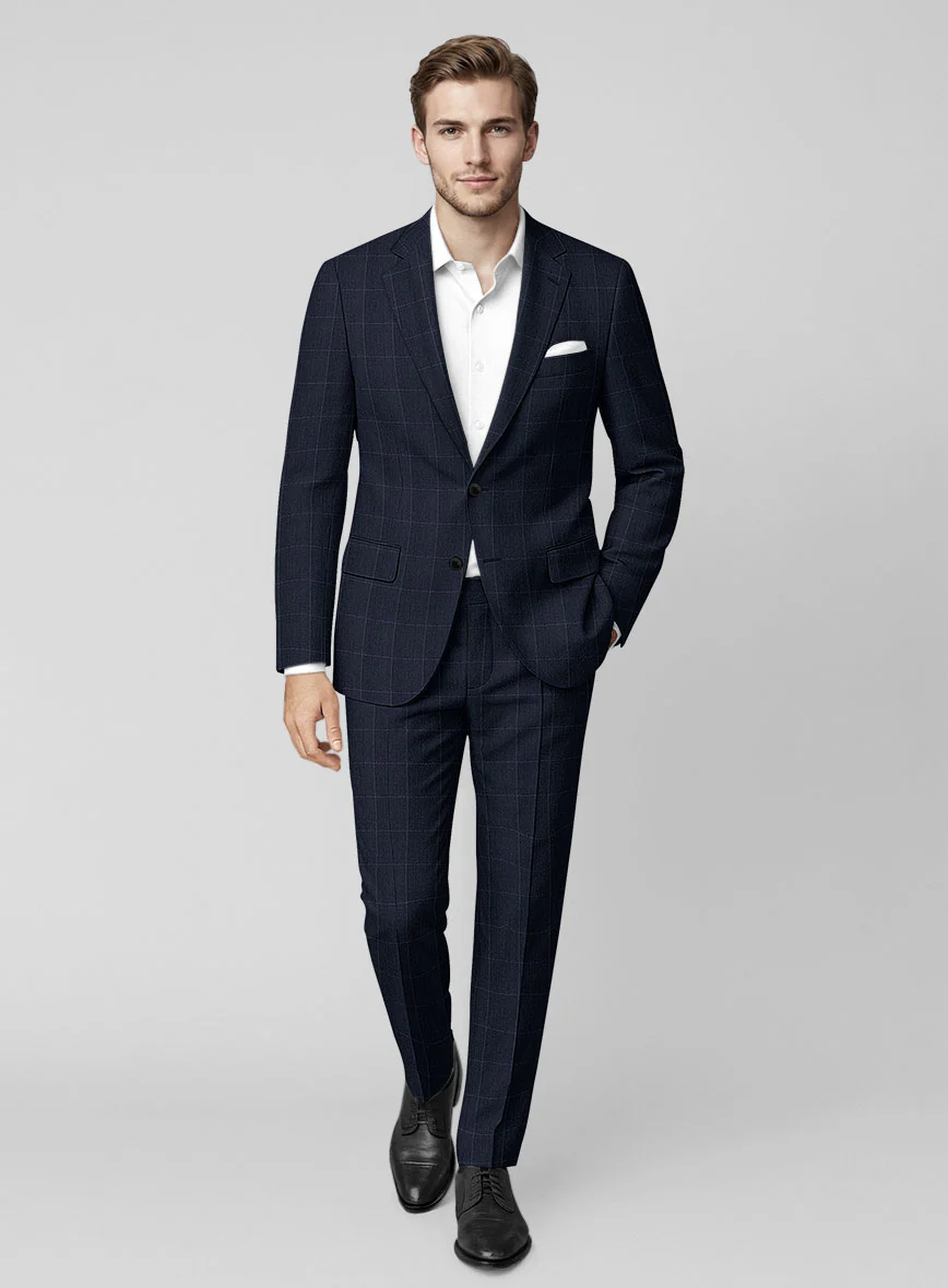Italian Wool Orviano Crest Suit - Image 6
