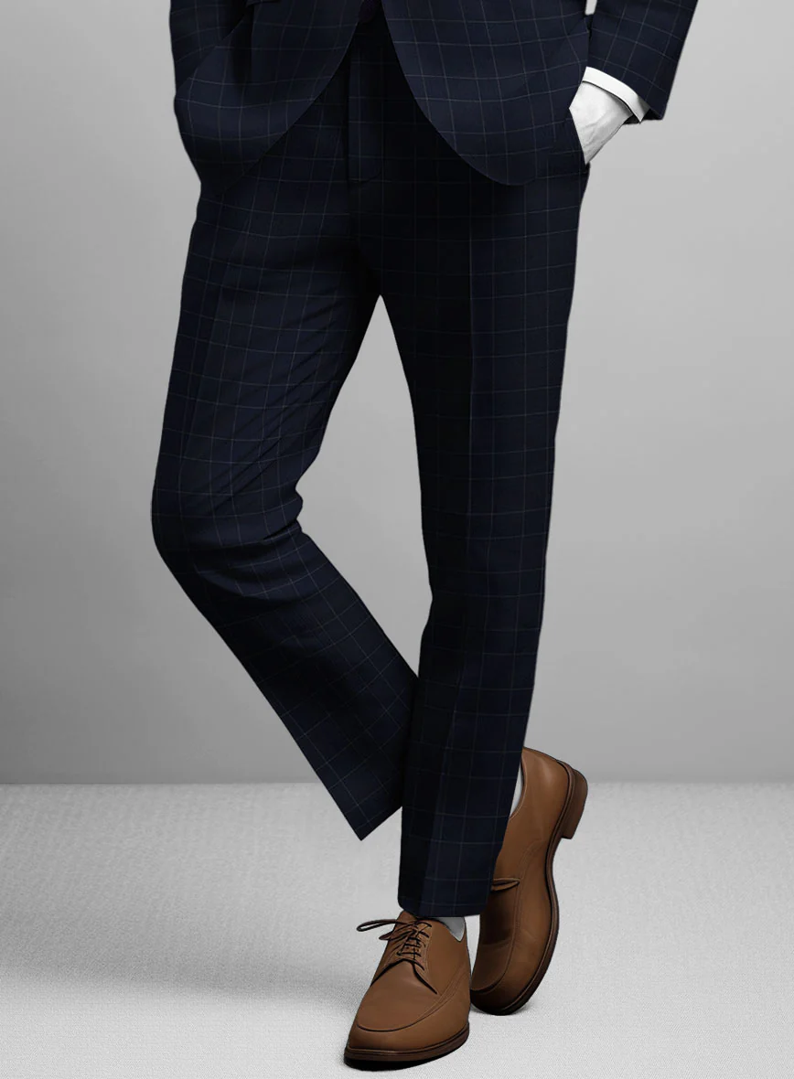 Italian Wool Quadretto Suit - Image 5
