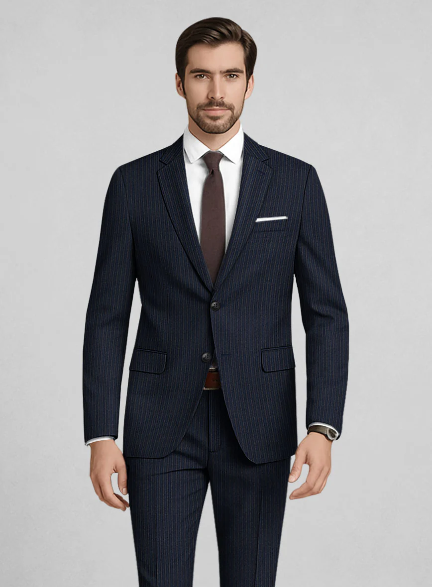 Italian Wool Rigato Jacket - Image 2