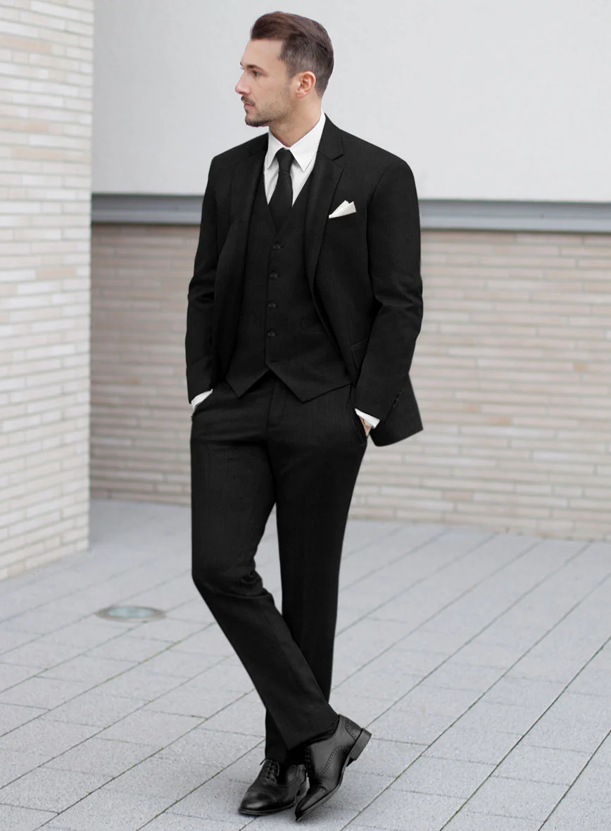 Italian Wool Roberto Suit - Image 3