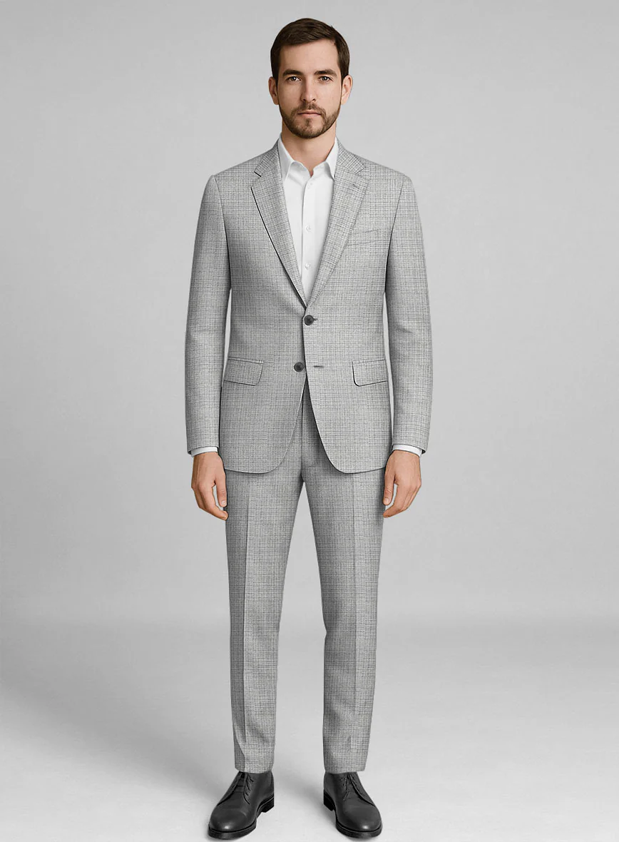 Italian Wool Silk Caziel Suit - Image 2