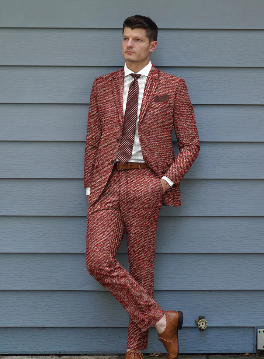 Italian Wool Silk Cotton Linen Ignazio Suit - Image 2