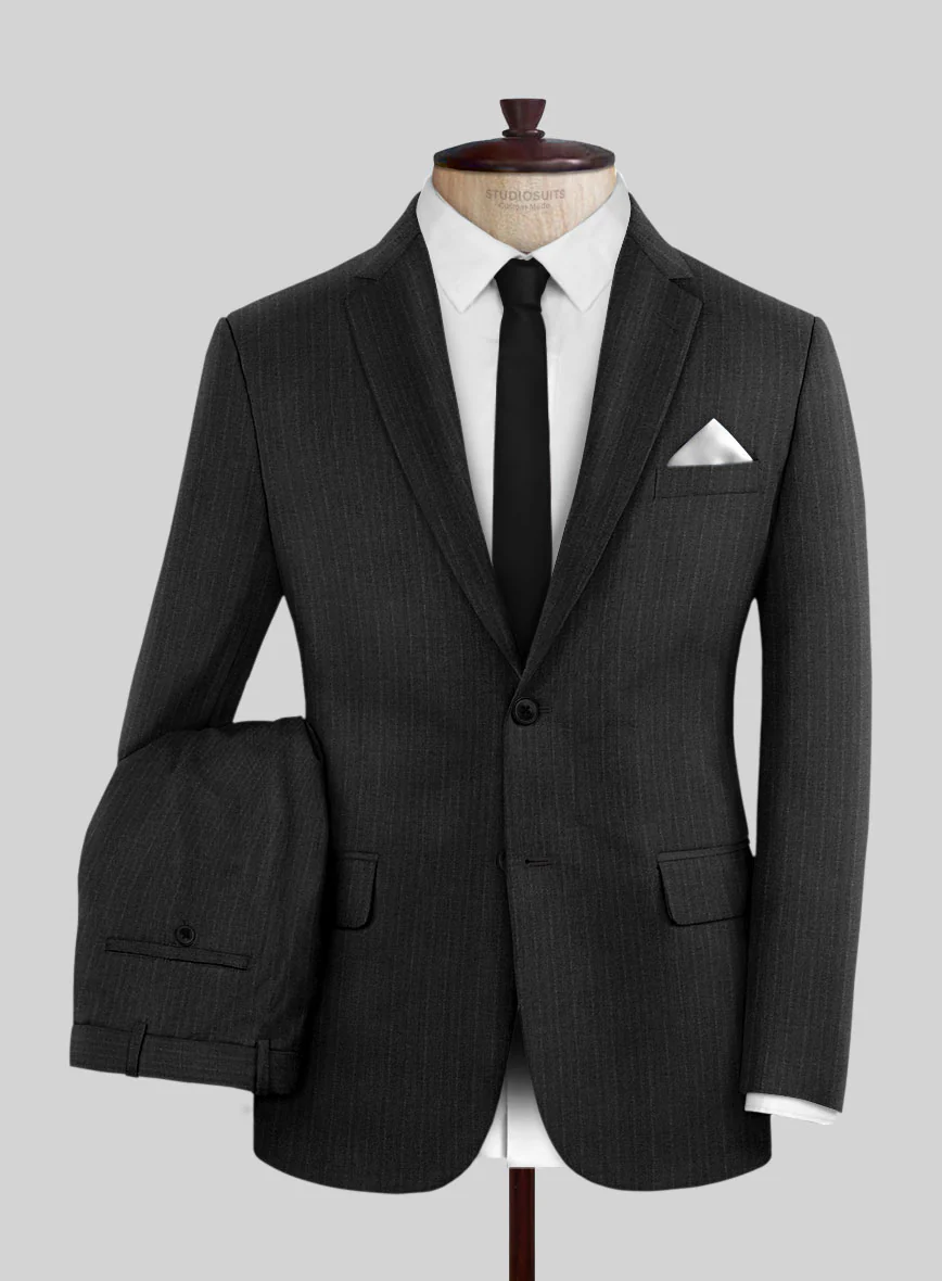 Italian Wool Silk Elixia Suit - Image 2