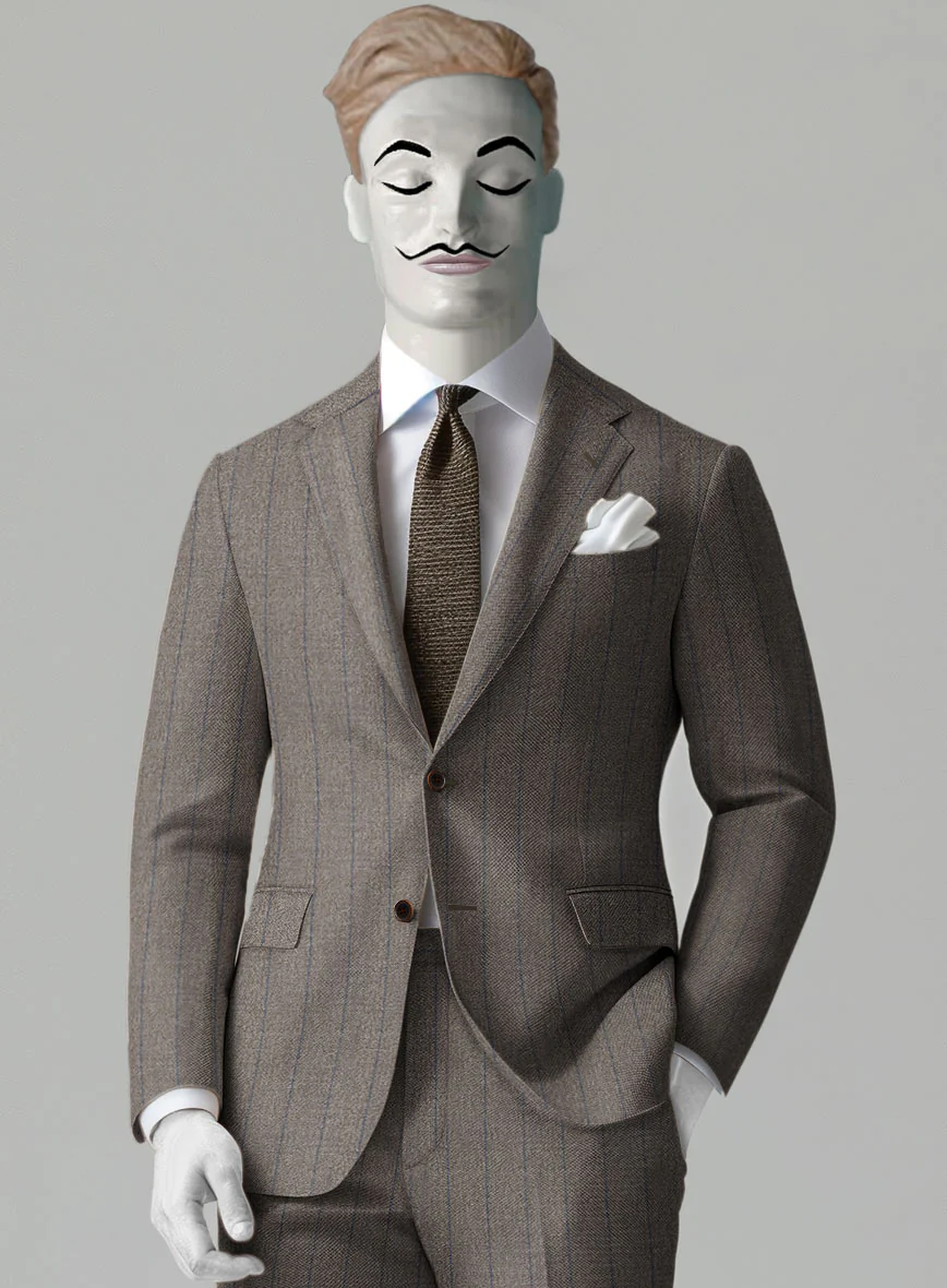 Italian Wool Silk Linen Arcadio Suit - Image 4