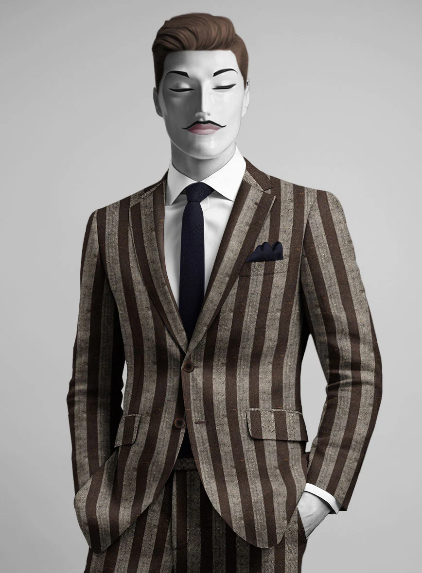 Italian Wool Silk Linen Calwick Jacket - Image 2