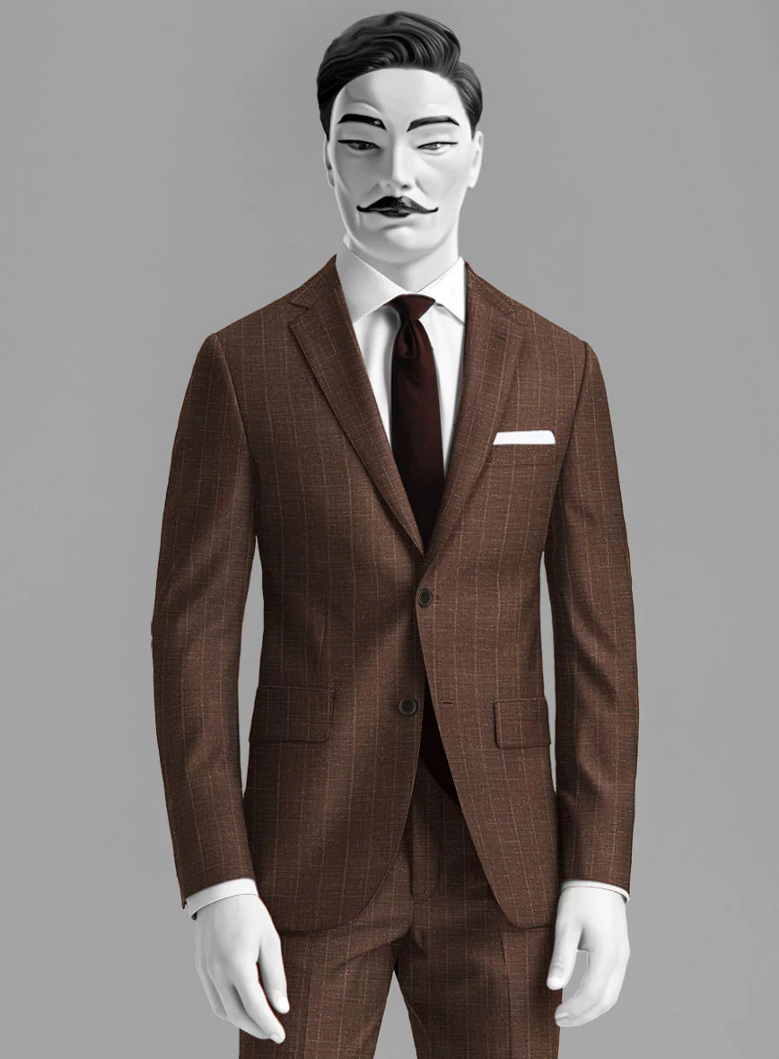 Italian Wool Silk Linen Casimiro Suit - Image 4