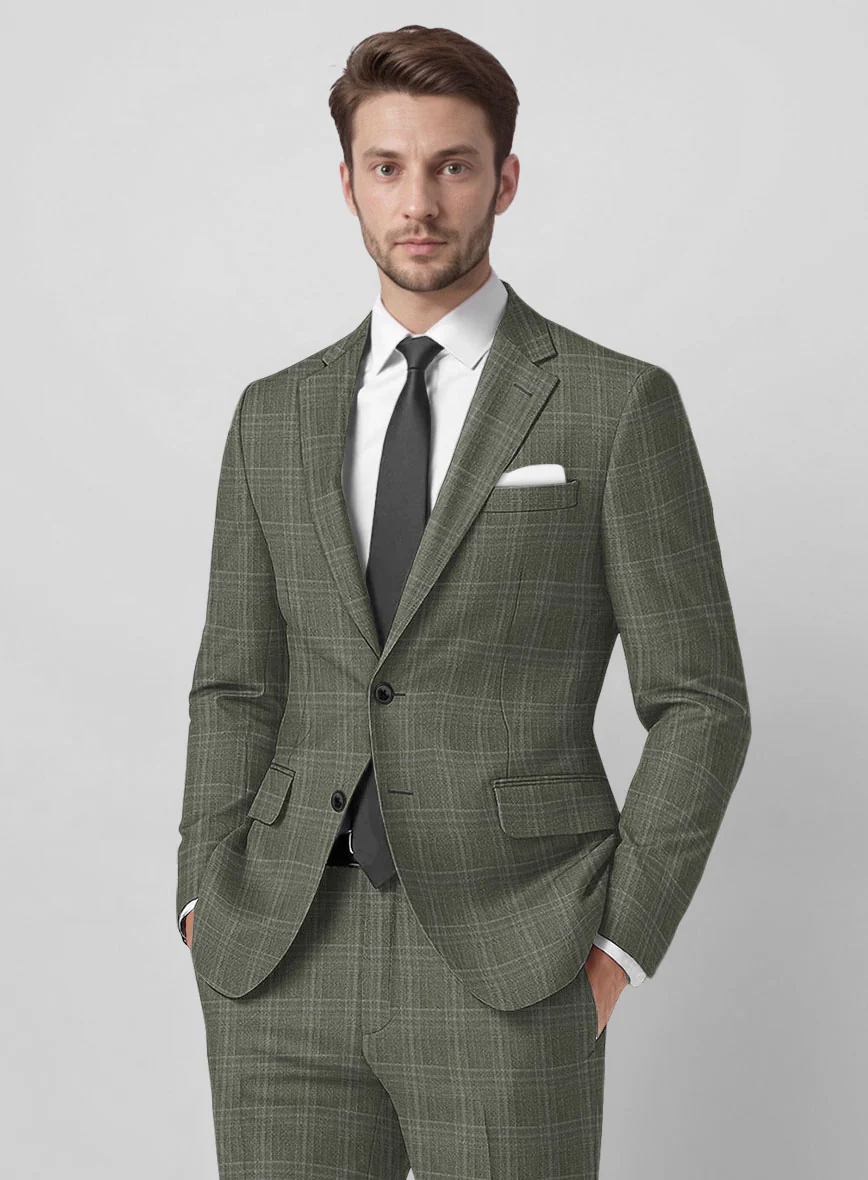 Italian Wool Silk Linen Cortes Suit - Image 4