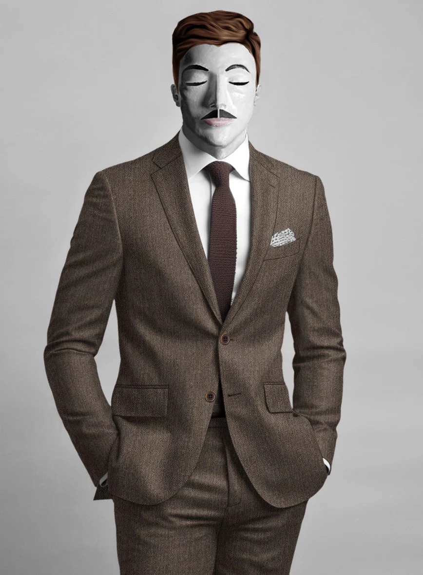 Italian Wool Silk Dimas Suit - Image 4