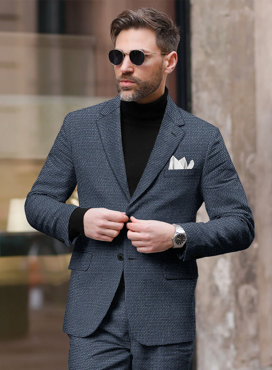 Italian Wool Silk Linen Efren Suit - Image 4