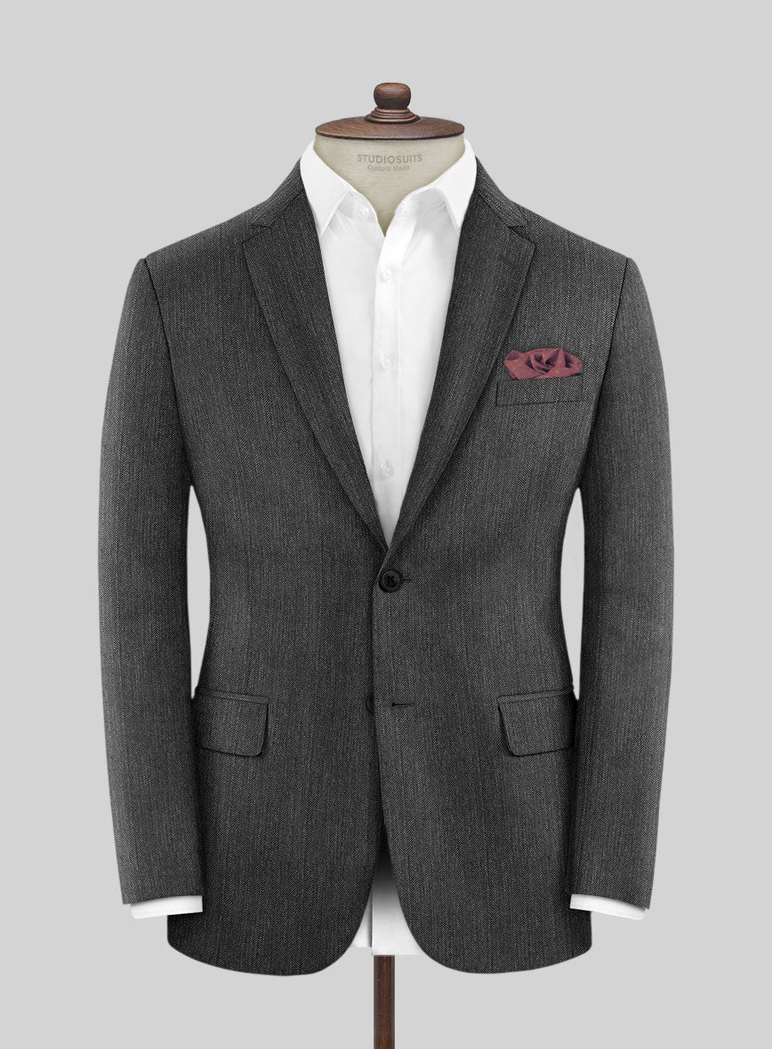Italian Wool Silk Linen Gaspar Jacket - Image 3