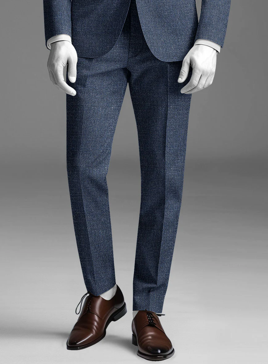 Italian Wool Silk Linen Giordano Pants - Image 2