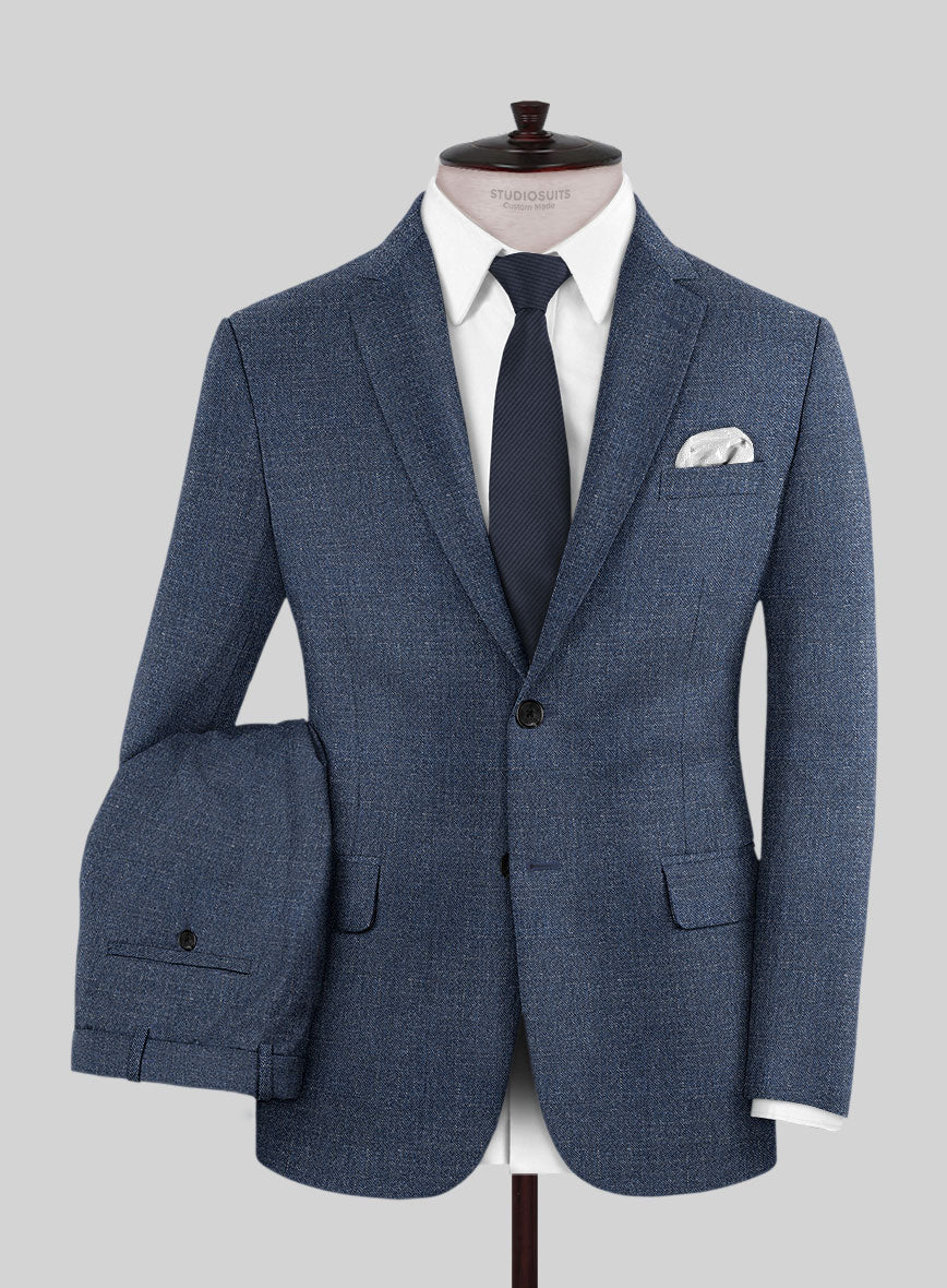 Italian Wool Silk Linen Giordano Suit - Image 2