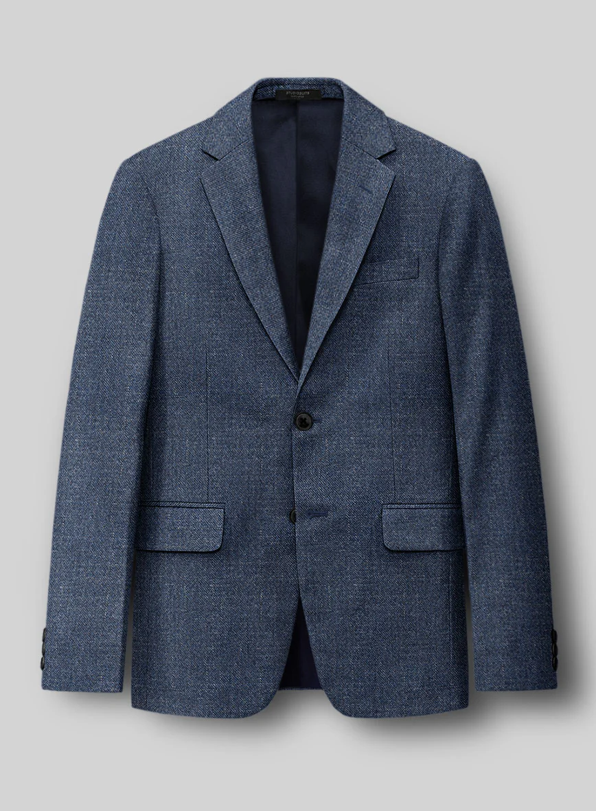 Italian Wool Silk Linen Giordano Suit - Image 4