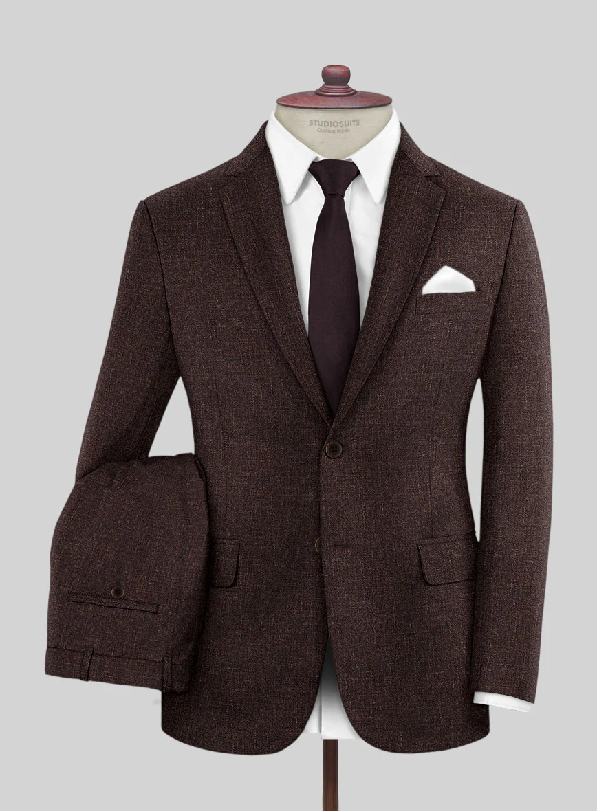 Italian Wool Silk Linen Ippolito Suit - Image 2