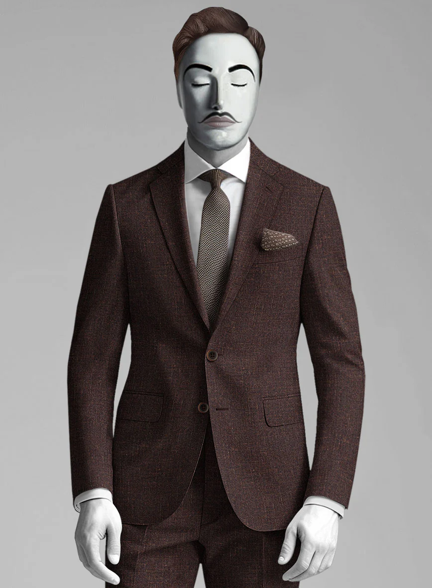 Italian Wool Silk Linen Ippolito Suit - Image 3