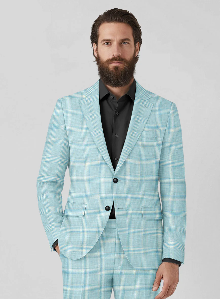 Italian Wool Silk Linen Marvito Jacket - Image 2