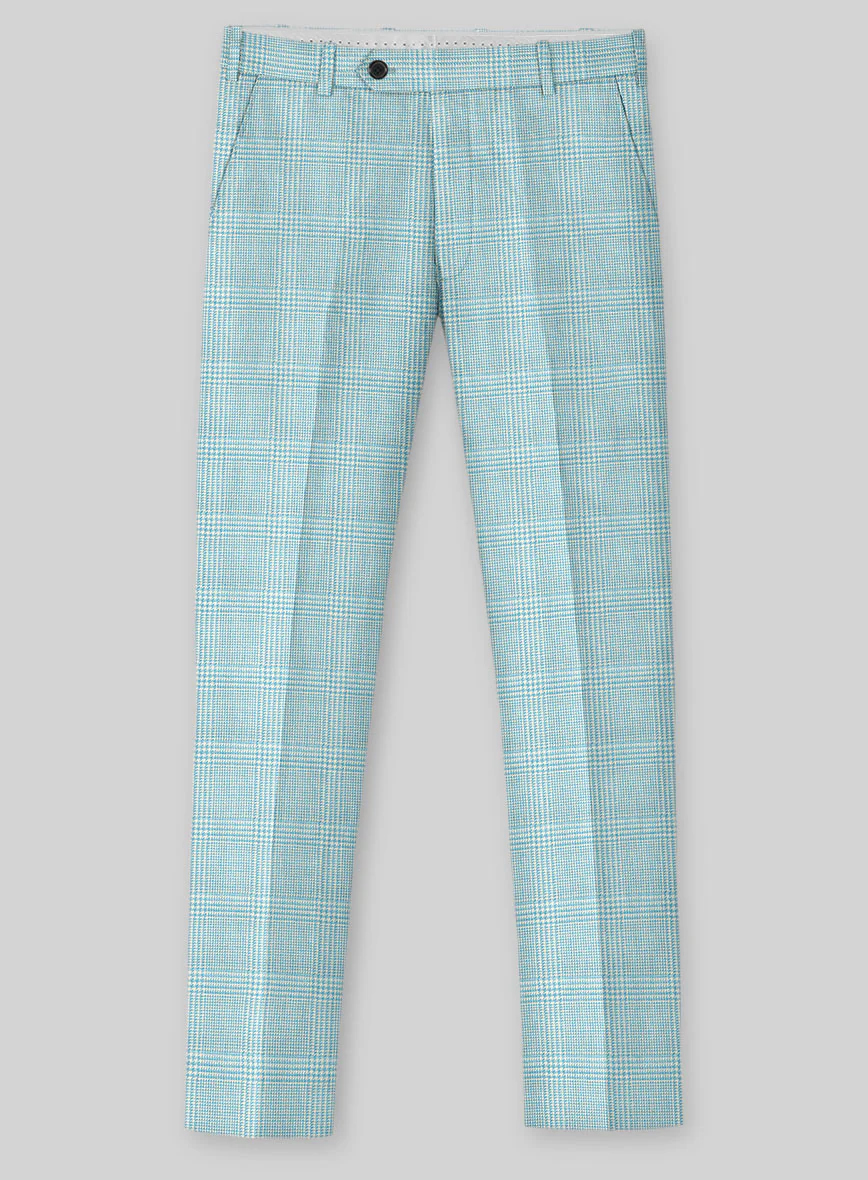 Italian Wool Silk Linen Marvito Pants - Image 2