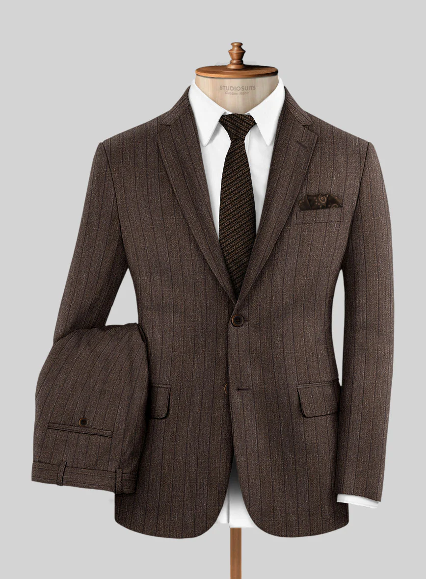 Italian Wool Silk Linen Olegario Suit - Image 2