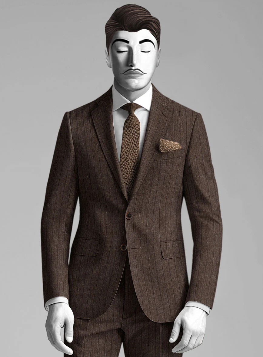Italian Wool Silk Linen Olegario Suit - Image 4