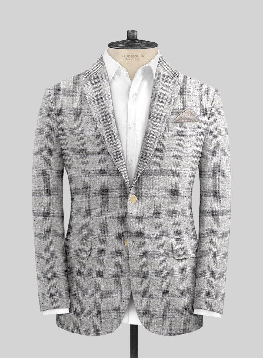 Italian Wool Silk Linen Raimundo Suit - Image 3
