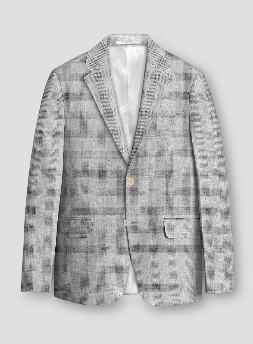 Italian Wool Silk Linen Raimundo Suit - Image 5