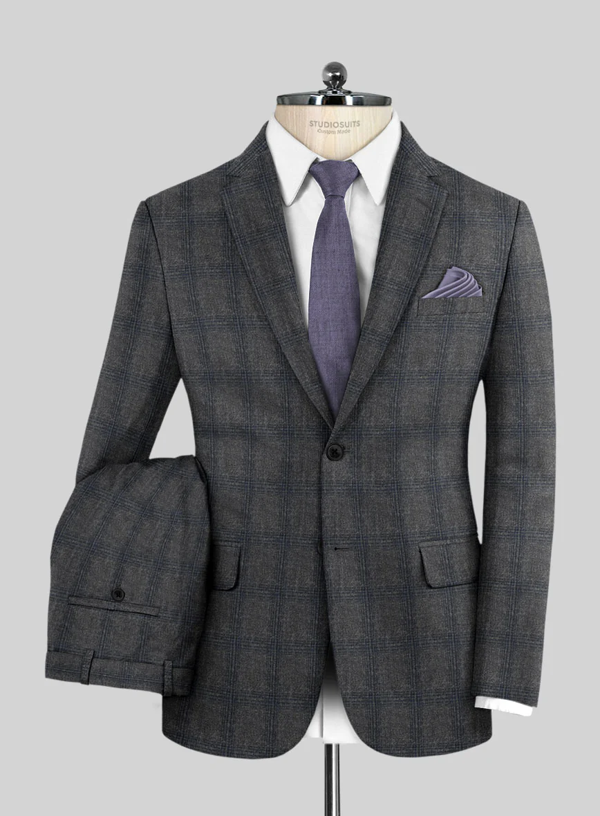 Italian Wool Silk Linen Silvano Suit - Image 2
