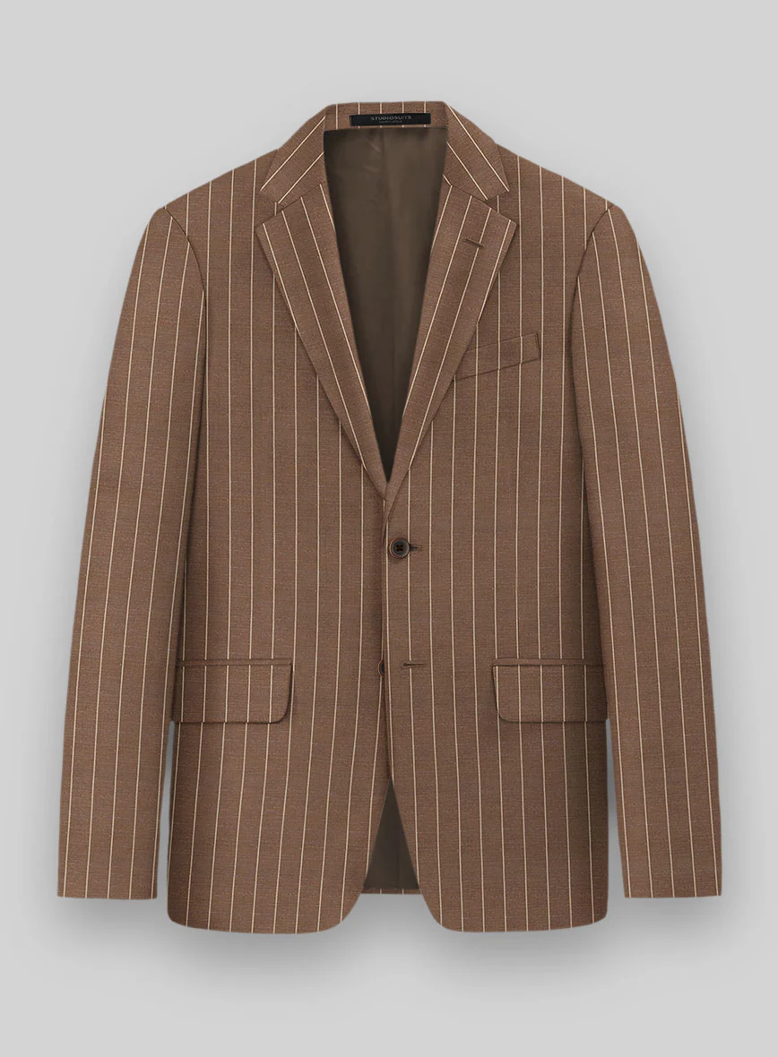 Italian Wool Silk Linen Tiziana Suit - Image 3
