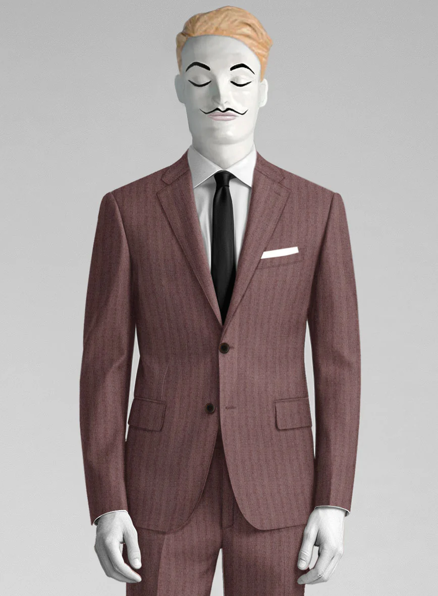 Italian Wool Silk Morwyn Herringbone Jacket - Image 2