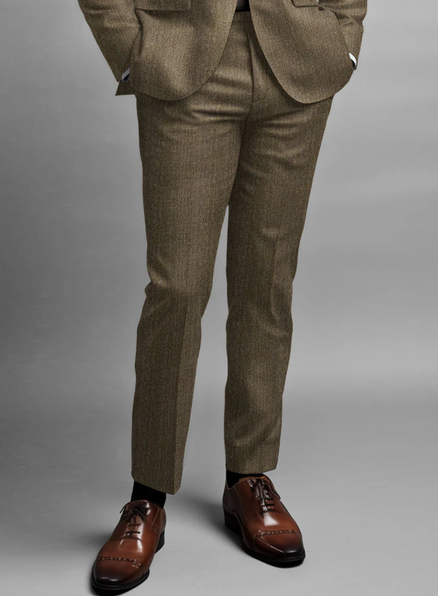 Italian Wool Silk Rufino Pants - Image 2