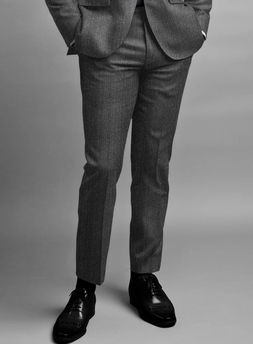 Italian Wool Silk Teofilo Pants - Image 2