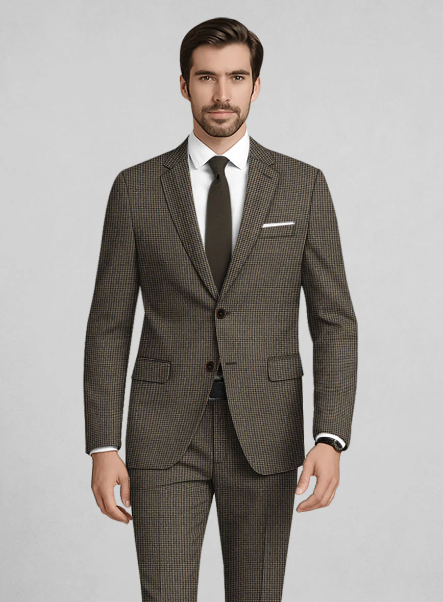 Italian Wool Silvastooth Suit - Image 3