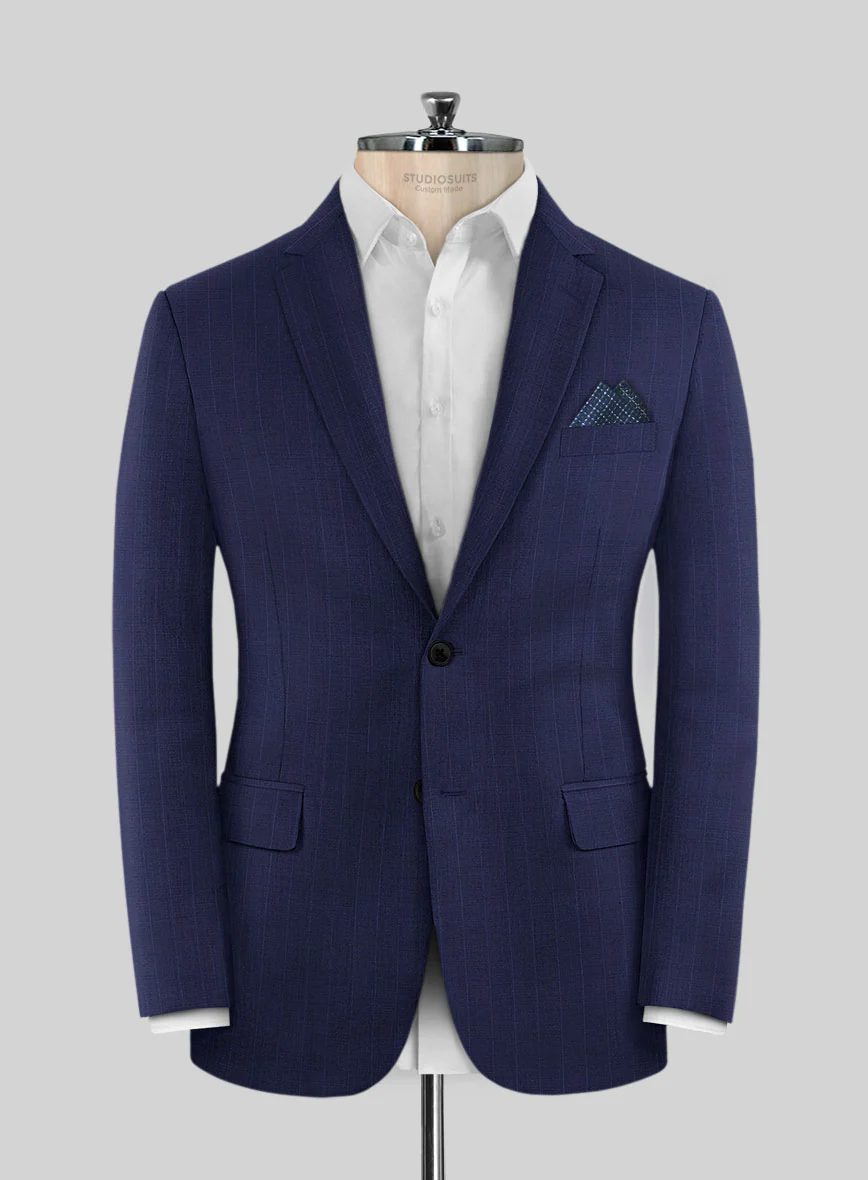 Italian Wool Stretch Eladi Suit - Image 3