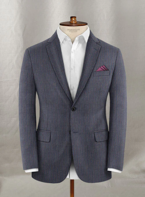 Italian Wool Stretch Ivalla Suit - Image 3
