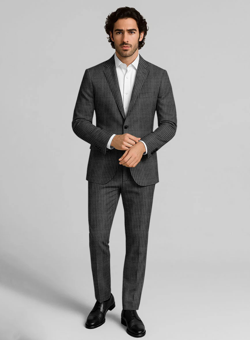 Italian Wool Tenebra Suit - Image 6