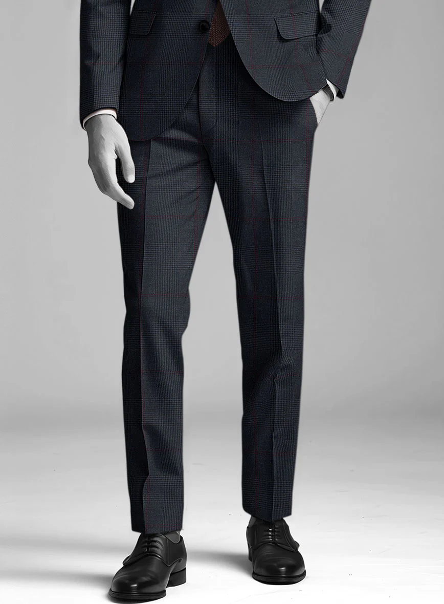Italian Wool Zaborelli Pants - Image 2