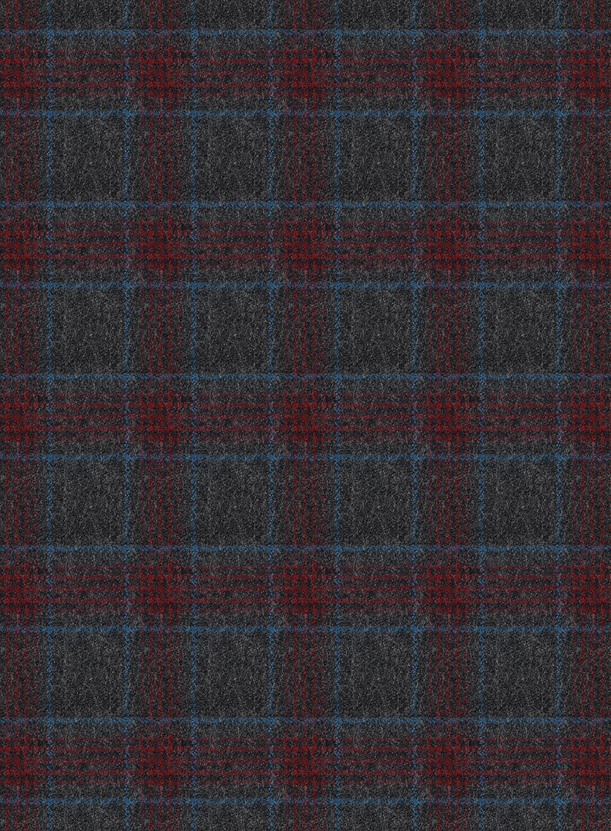 Italian Zaul Checks Tweed Jacket - Image 2