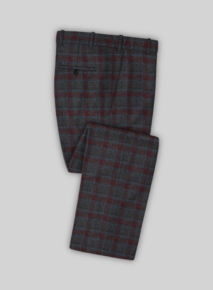 Italian Zaul Checks Tweed Suit - Image 5