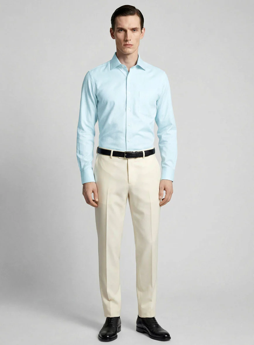 Italian Zephyr Weave Shirt - Image 4