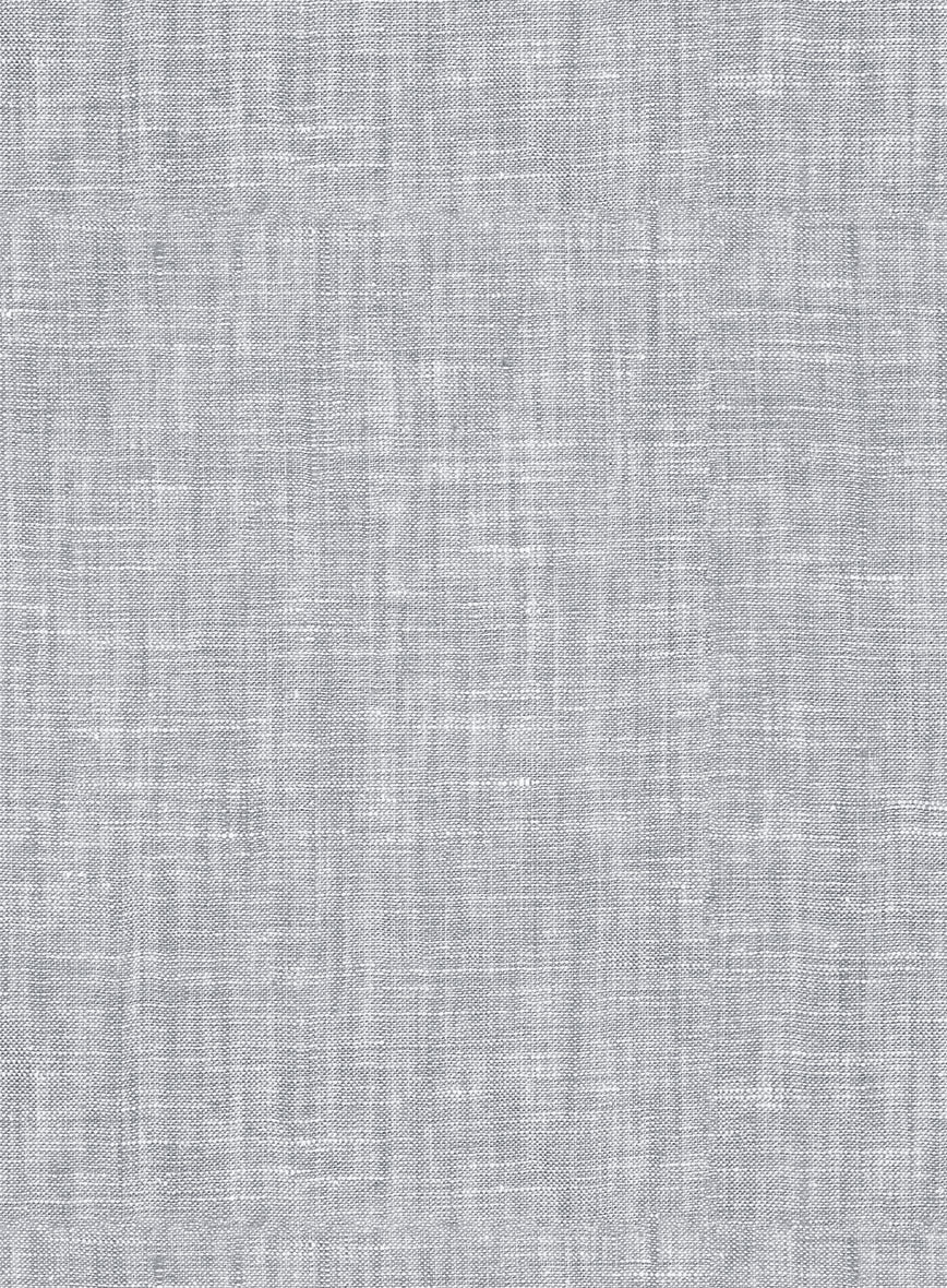 Italian Zod Light Gray Linen Suit - Image 11