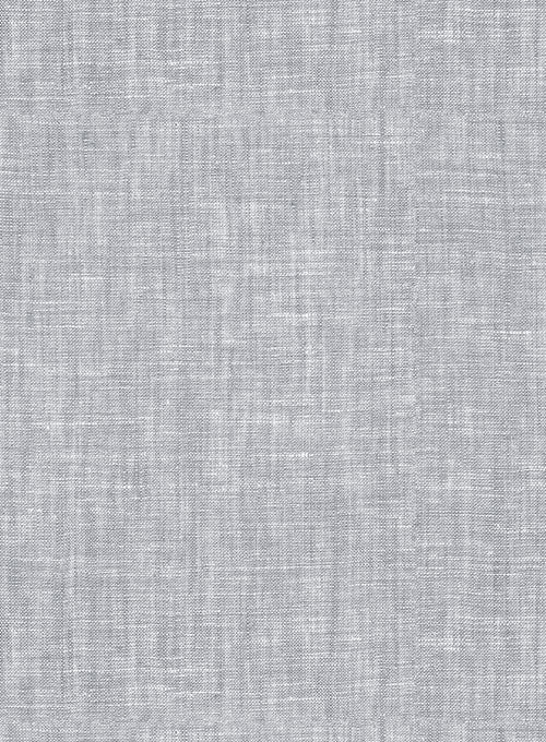 Italian Zod Light Gray Vintage Manny Linen Trousers - Image 9