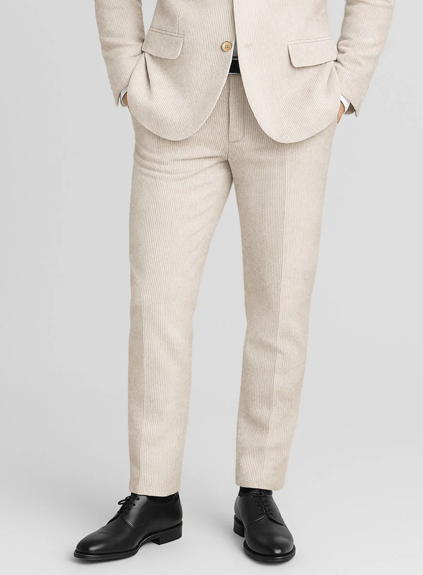 Ivory Corduroy Suit - Image 5