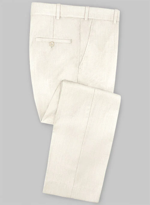 Ivory Double Breasted Dinner Suit - Image 3